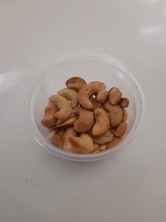 Extra burk osaltade ugnsrostade cashewnötter