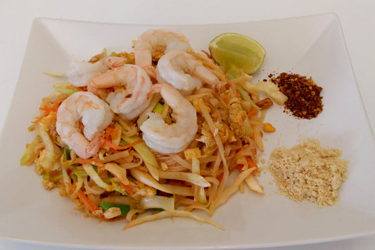 Pad Thai med räkor